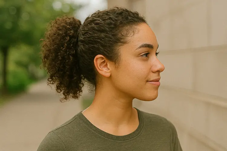 Curly Ponytail - Praktis tapi Tetap Stylish