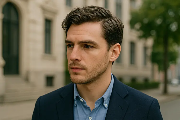 Wavy Side Part - Natural dengan Sentuhan Elegan