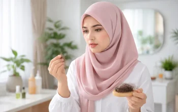 Tips Mengatasi Rambut Rontok Saat Berhijab, Biar Tetap Sehat dan Kuat!
