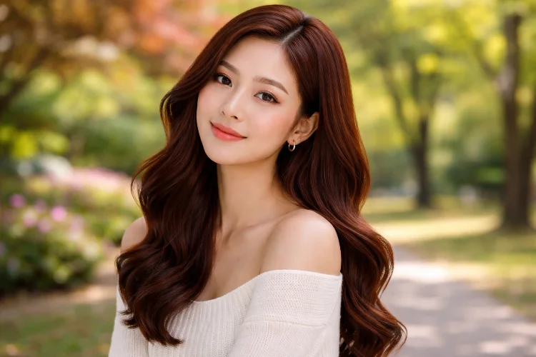 Dark Auburn - Perpaduan Cokelat & Merah yang Super Chic