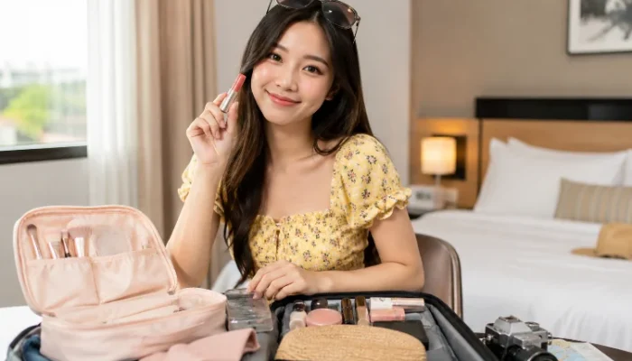 6 Makeup yang Wajib Dibawa Saat Travelling, Biar Tetap Fresh dan Praktis!
